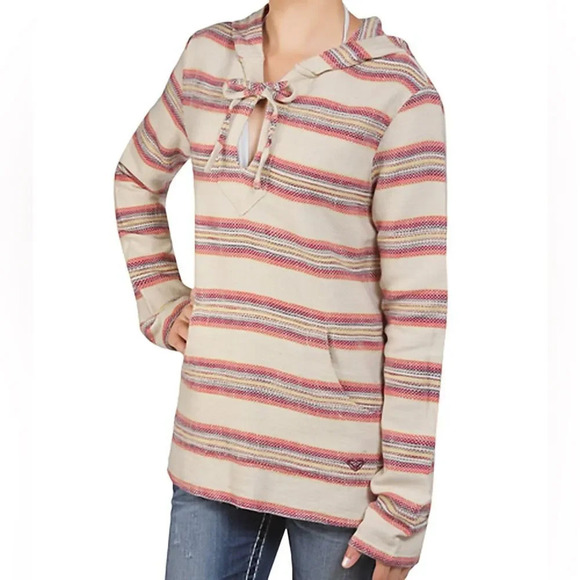 ROXY‎ Tequila Long Sleeve Pullover Sweatshirt in Multi - Picture 1 of 7